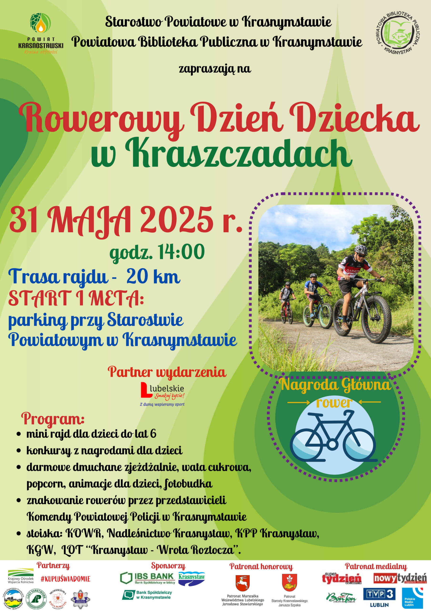 Rowerowy Dzień Dziecka - plakat