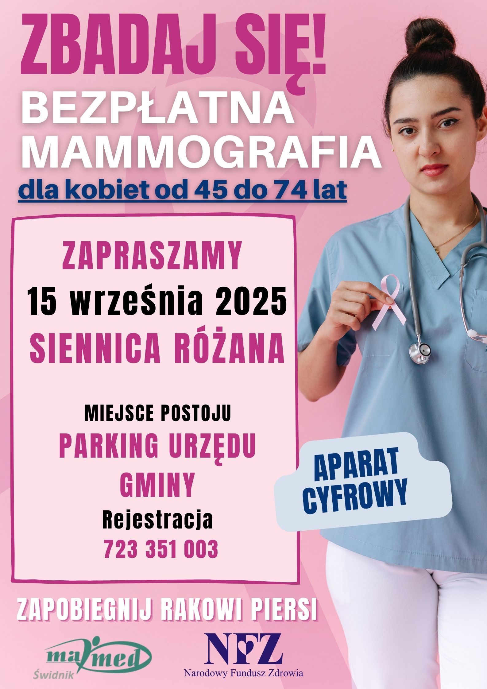 Mammografia 15 września 2025