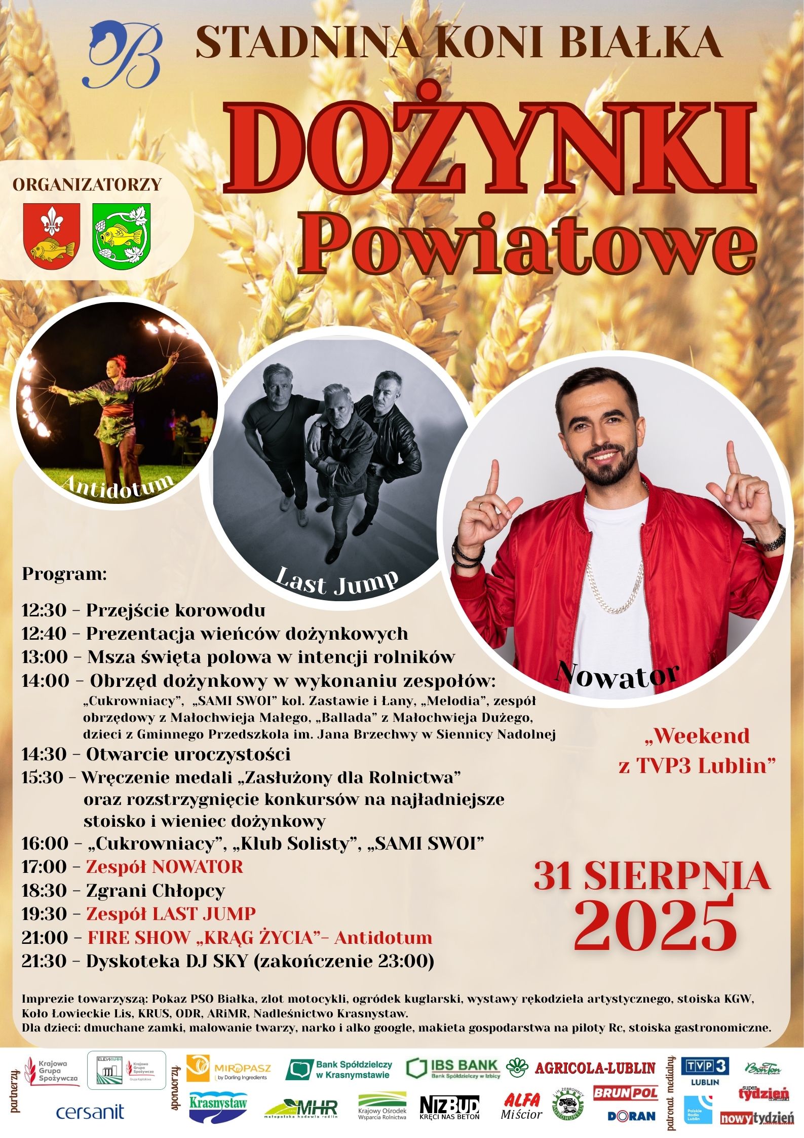 Plakat dożynki powiatowe