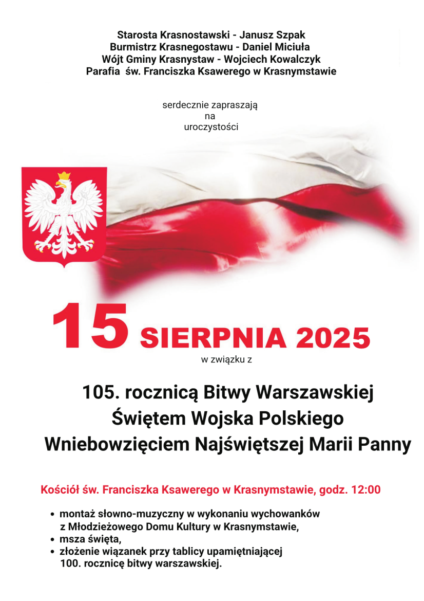 Plakat 15 sierpnia
