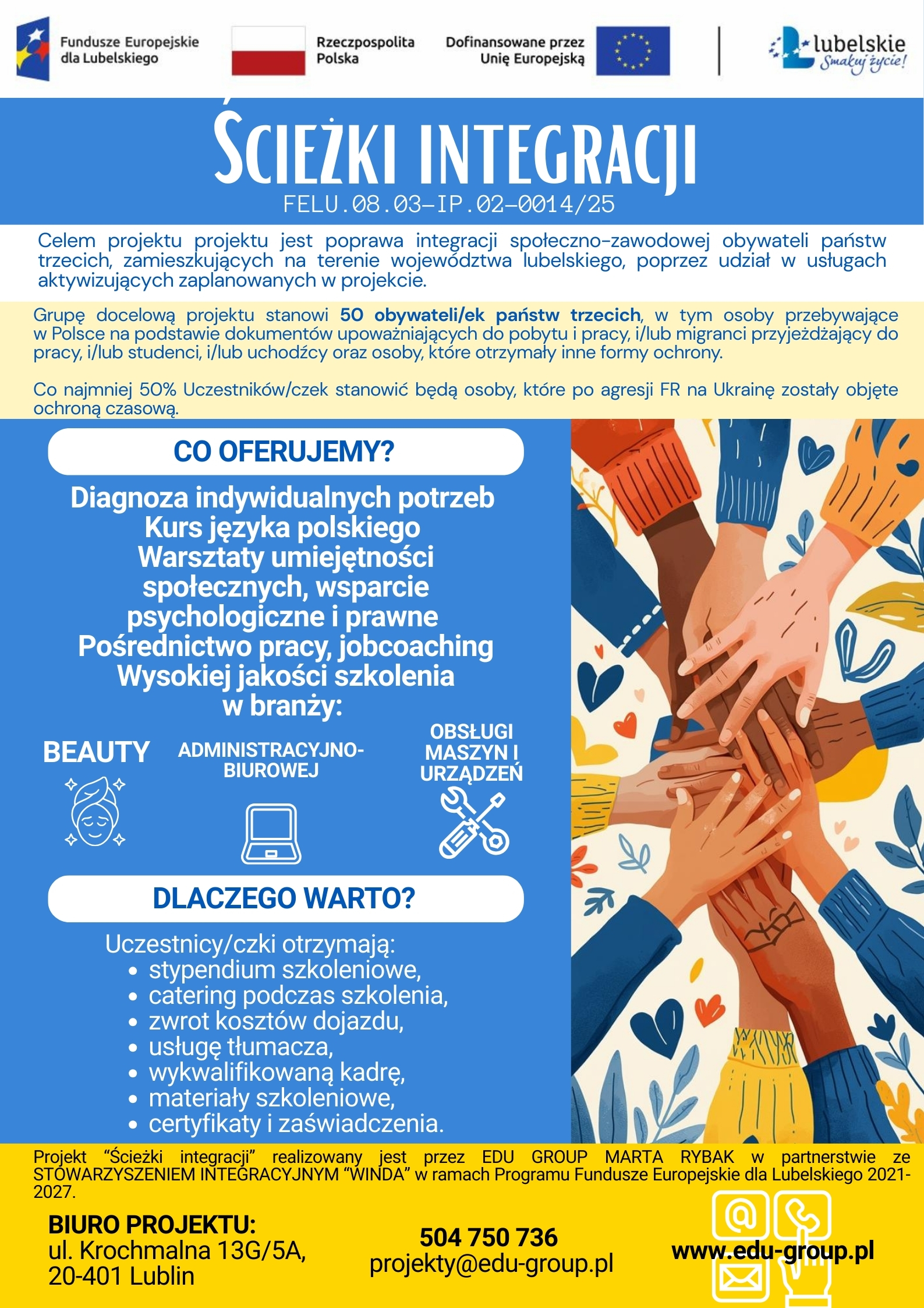 Ścieżki integracji plakat
