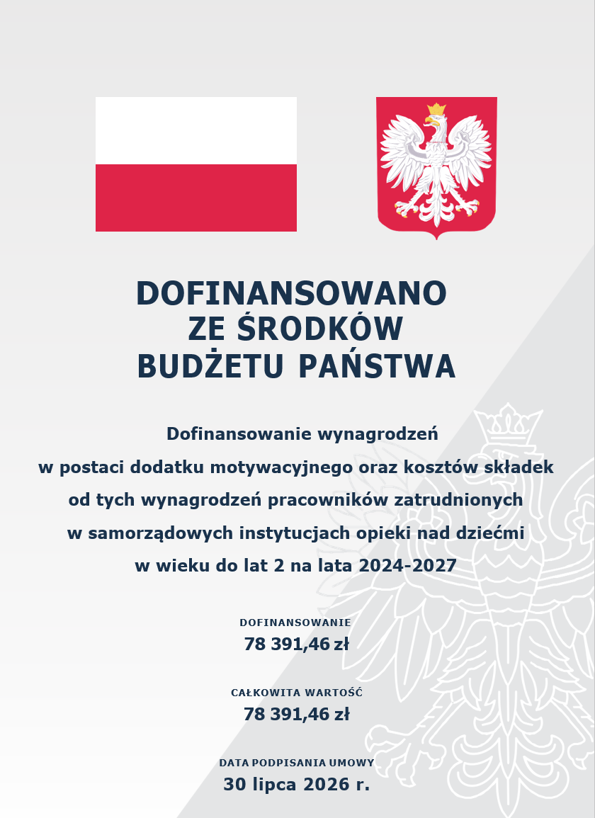 plakat dofinansowanie