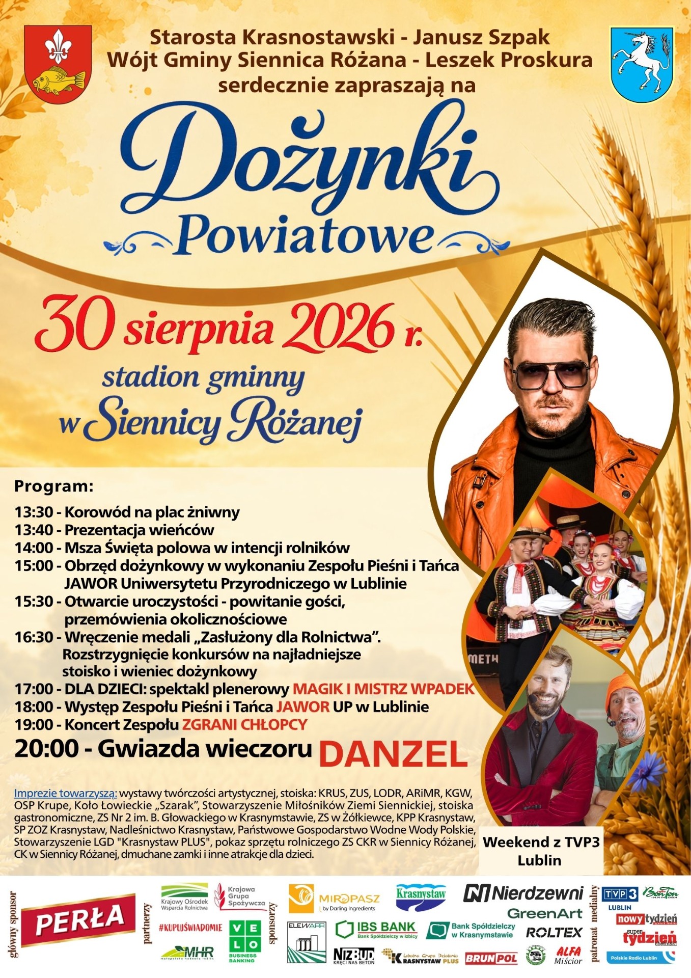 Dożynki powiatowe plakat